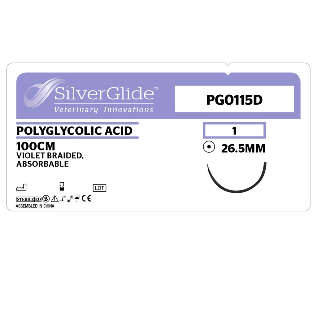 Sutur PG0115D Polyglycolic Acid 36 stk. | proVET Nordic